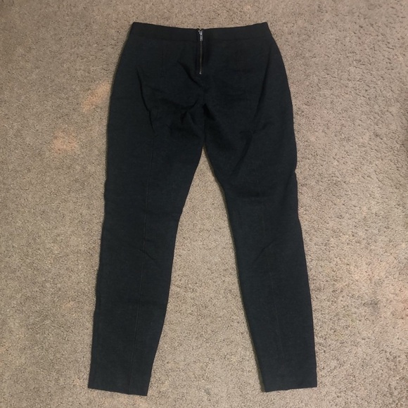 J. Crew Pixie Pant Ponte Knit Seam Stretch Tapered Legging Charcoal Gray 6 - Picture 5 of 9